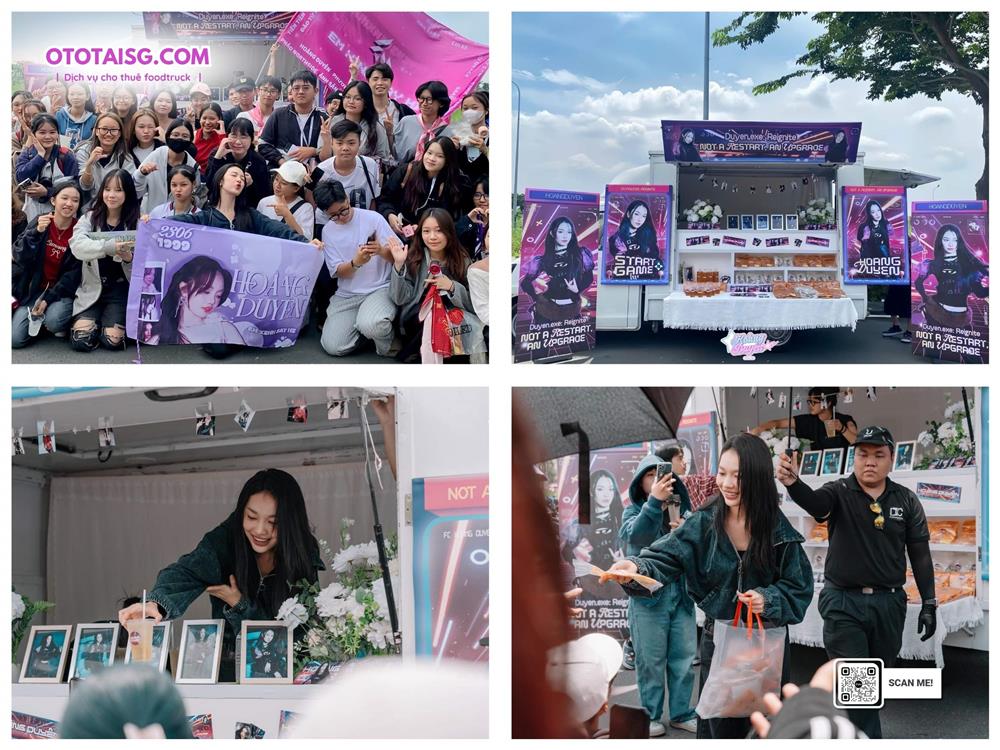 Dịch vụ cho thuê xe Food Truck, set up xe tiếp ứng cho thần tượng